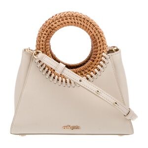 Cult Gaia Chiara Mini Crossbody Bag with Woven Handle